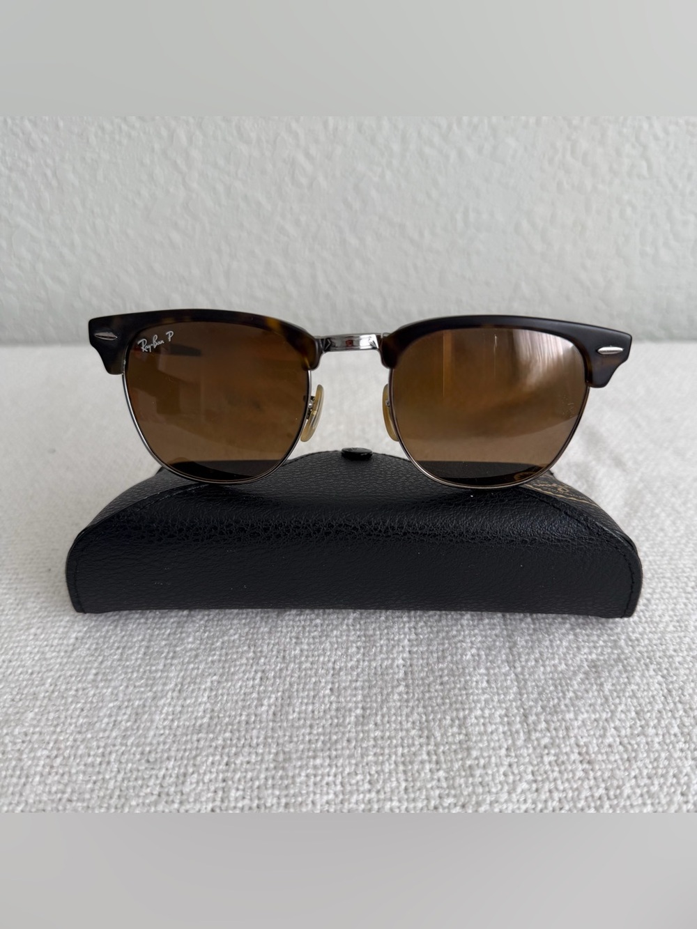 Ray-Ban Folding Clubmaster Sunglasses, Polarized